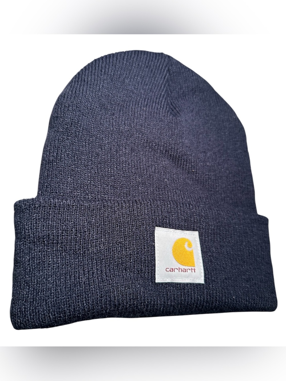 Navy Blue unisex Carhartt Beanie Double Sided Patch Great Smoky National Park